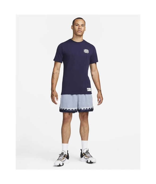 T-shirt basket-ball Nike Homme de Gianni Blue