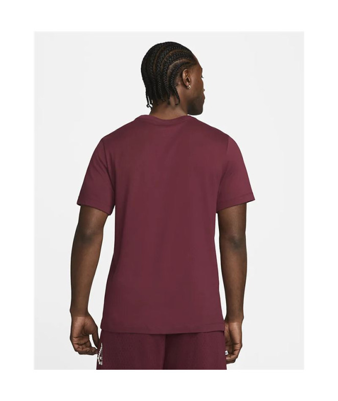 Camiseta basquetebol Nike Homem de Gianni Purple