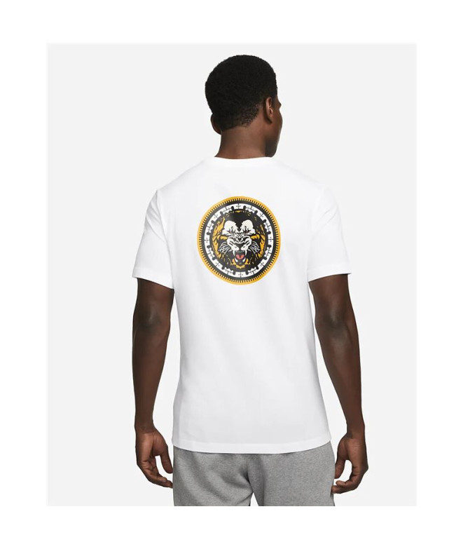 Camiseta basquetebol Nike Homem de LeBron White