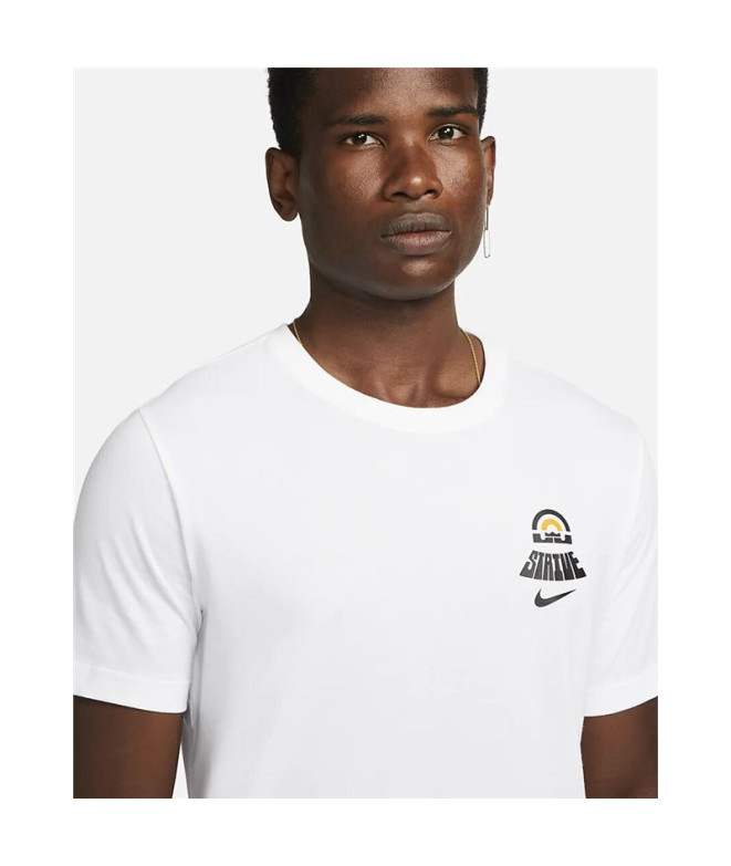 Camiseta de baloncesto Nike LeBron Hombre White