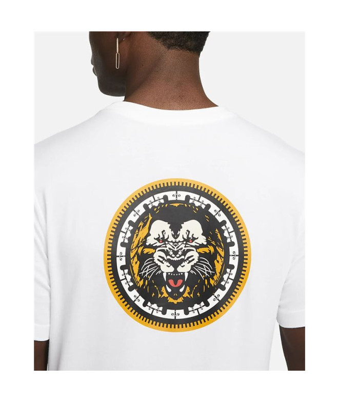 Camiseta de baloncesto Nike LeBron Hombre White