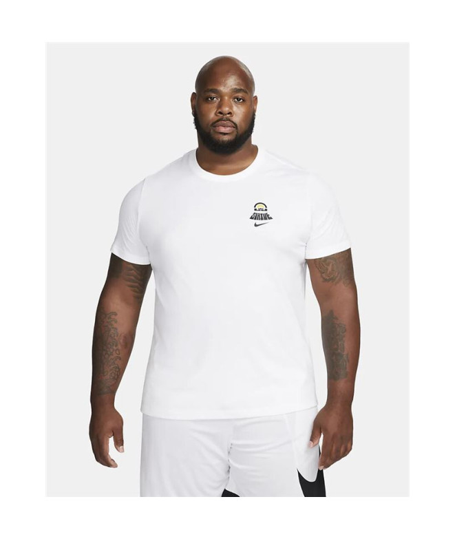 T-shirt basket-ball Nike Homme de LeBron White