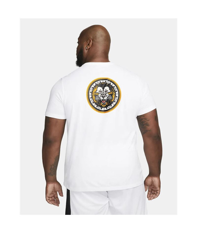 Camiseta de baloncesto Nike LeBron Hombre White
