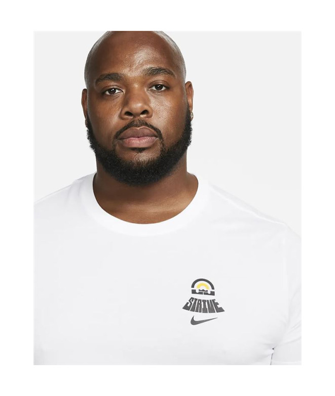 Camiseta de baloncesto Nike LeBron Hombre White