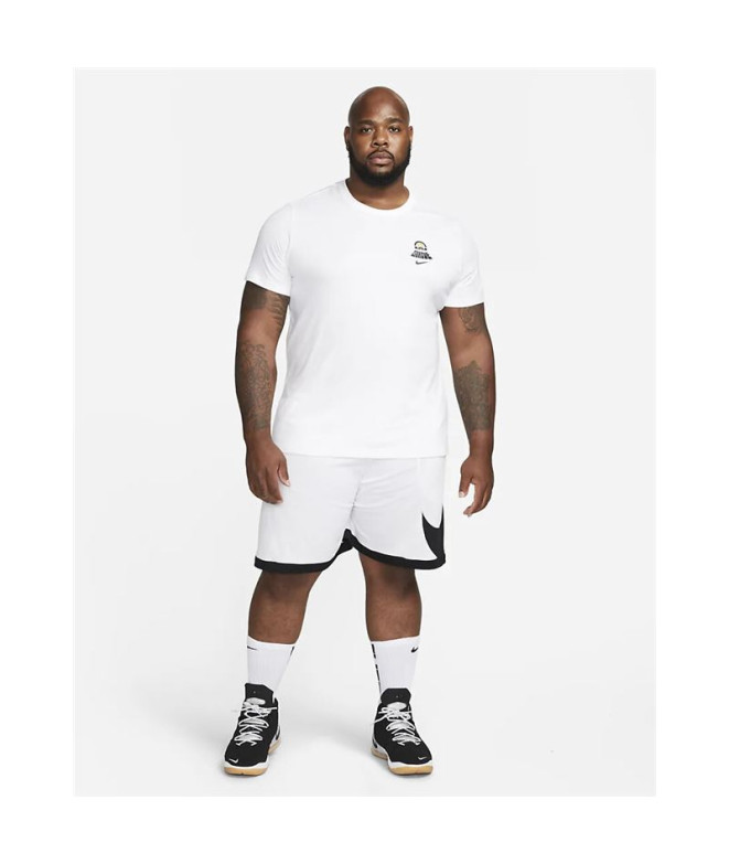 T-shirt basket-ball Nike Homme de LeBron White