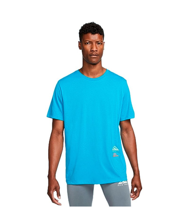 Camiseta de trail Nike Dri-FIT Hombre Blue