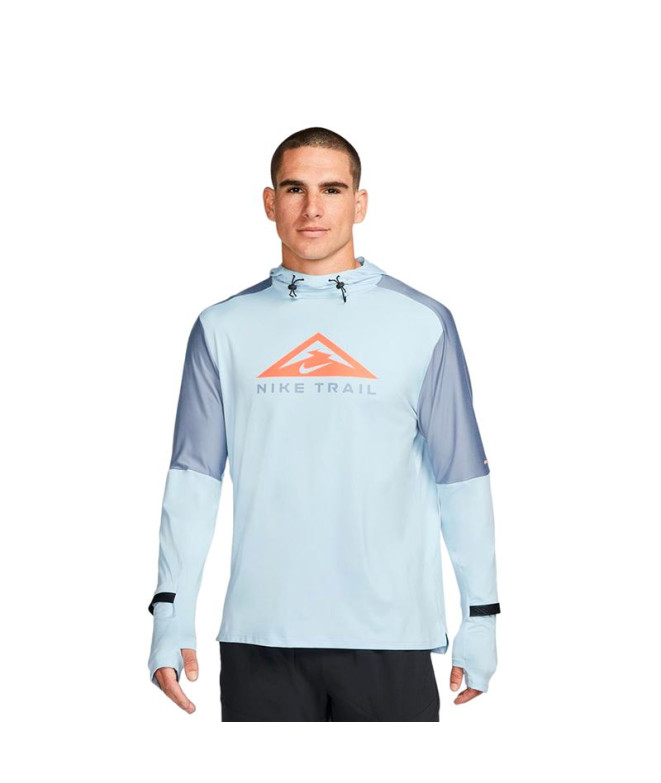 Sweat-shirt de running Nike Dri-FIT Hommes Bleu
