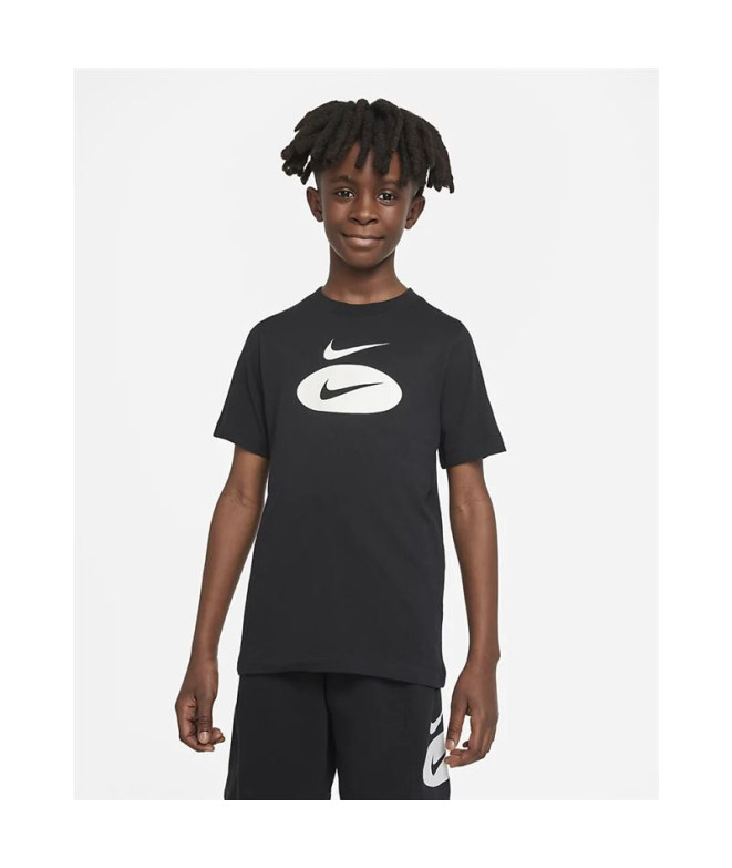 T-shirt Nike Sportswear Kids Preto