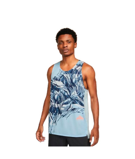 Camiseta de trail Nike Dri-FIT Rise 365 Hombre Blue