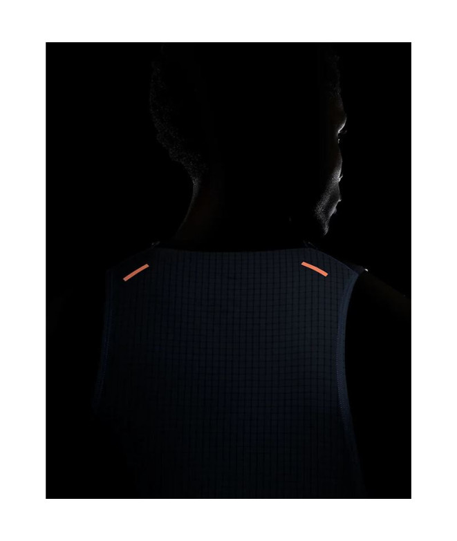 Camiseta trail Nike Homem de Dri-FIT Rise 365 Blue