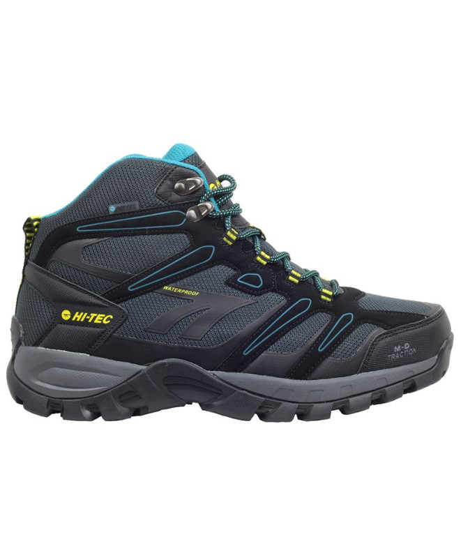 Botas de montagne Hi-Tec Homme Muflon Mid WP Noir