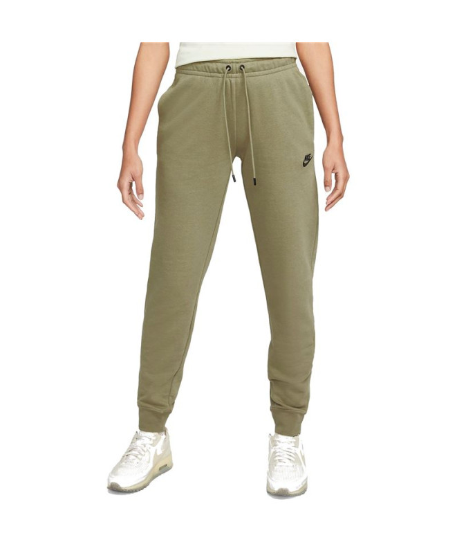 Pantalons Nike de polaire Femme Vert