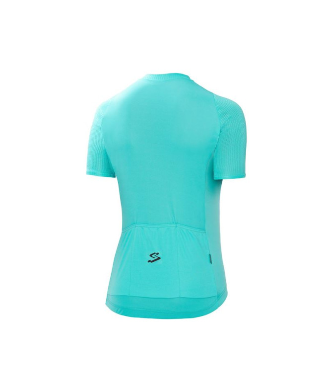 cyclisme Spiuk Femme Maillot ANATOMIC W Turquoise
