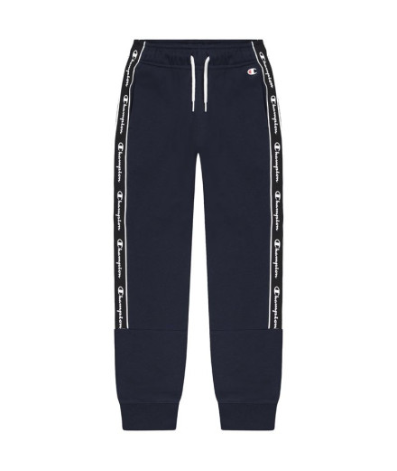 Calças Champion Rib Cuff Kids Preto
