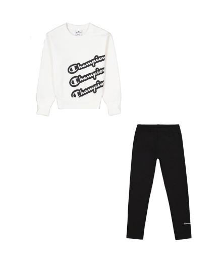 Set Champion Camisola de gola alta para criança Branco