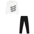Set Champion Col roulé pour garçons Blanc