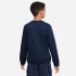 Moletom Nike Menino NSW FLC CREW Azul