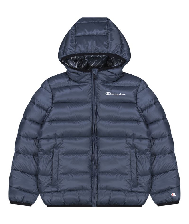 Chaqueta con Capucha Champion Azul Infantil
