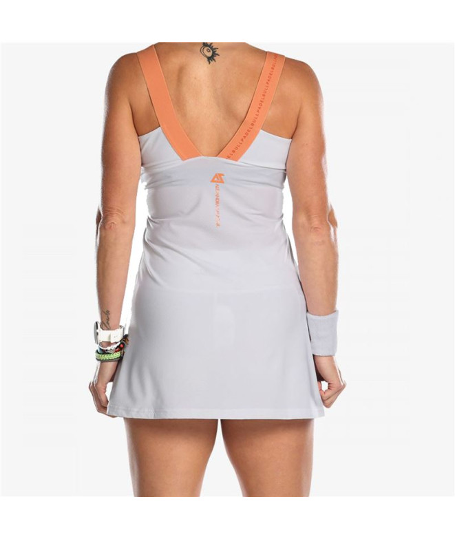 Vestido com pala Bullpadel ADAMA Mulher Branco