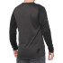 Camiseta ciclismo 100% by RIDECAMP Manga comprida Preto
