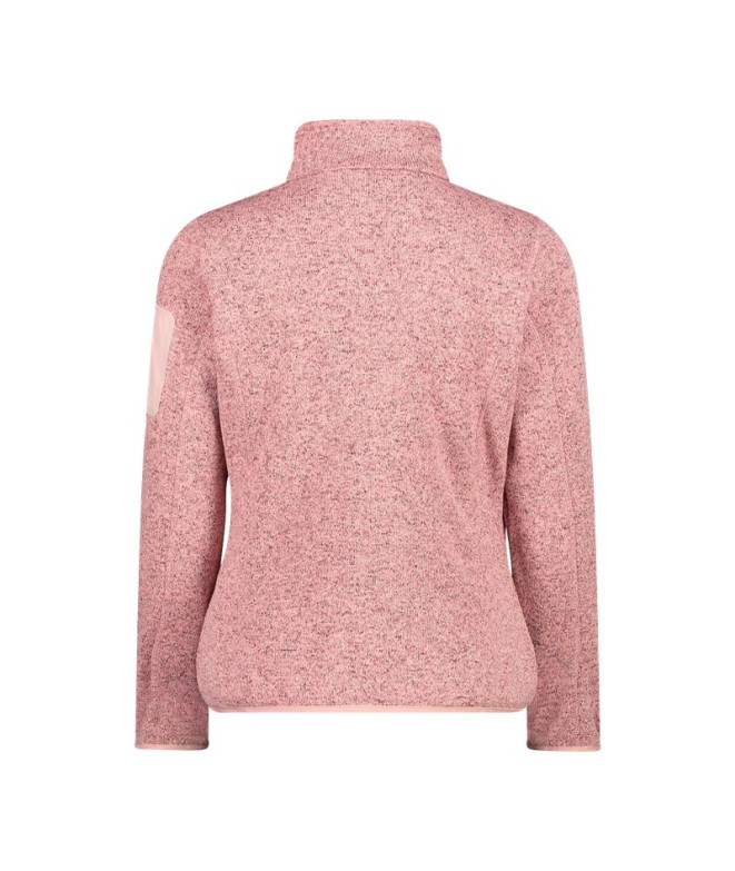 Veste CMP Femme Melange Knit-Tech Peach