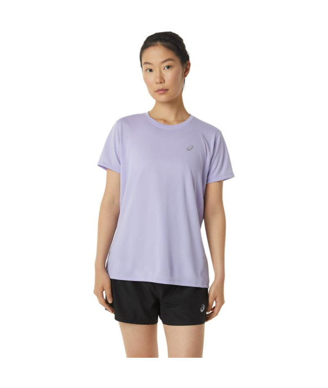 Camiseta de running ASICS CORE SS TOP Mujer Lilac