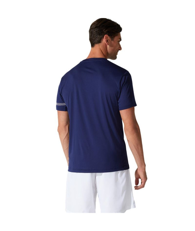 Camiseta ASICS Court SS Hombre Blue
