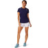 Camiseta ASICS Court Piping Mujer Blue
