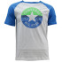 T-Shirt de malha com blocos de cores