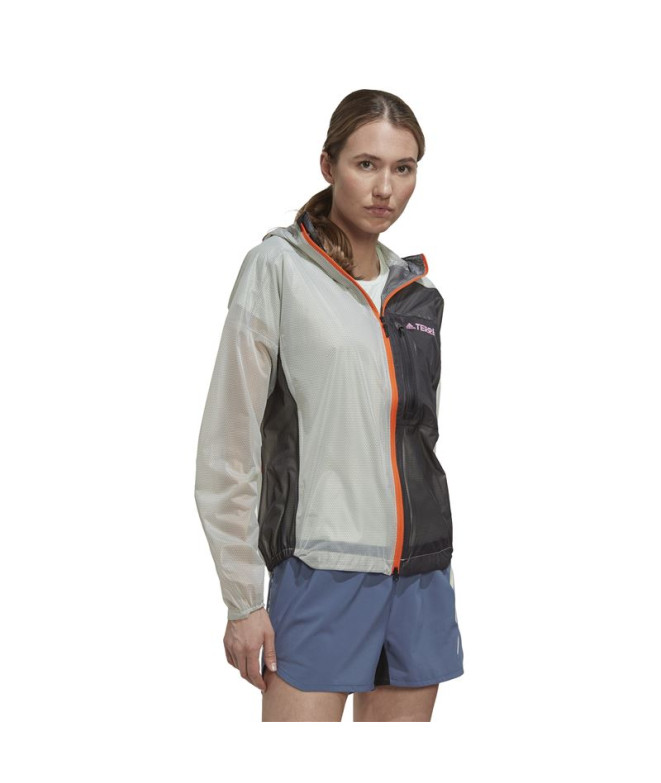 Chaqueta adidas Agr Rain JW Mujer Grey