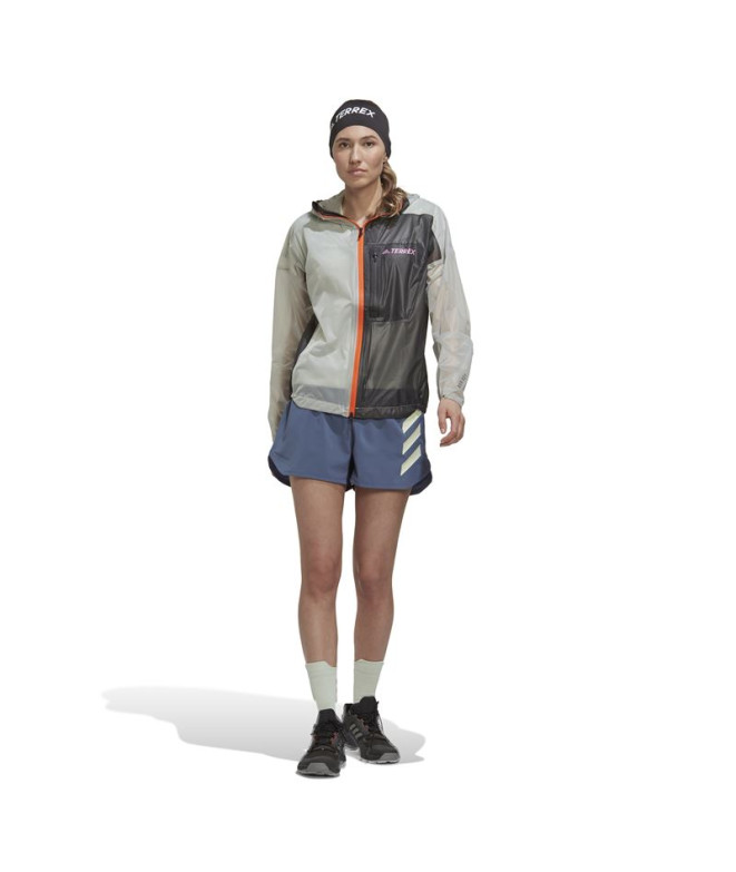 Chaqueta adidas Agr Rain JW Mujer Grey