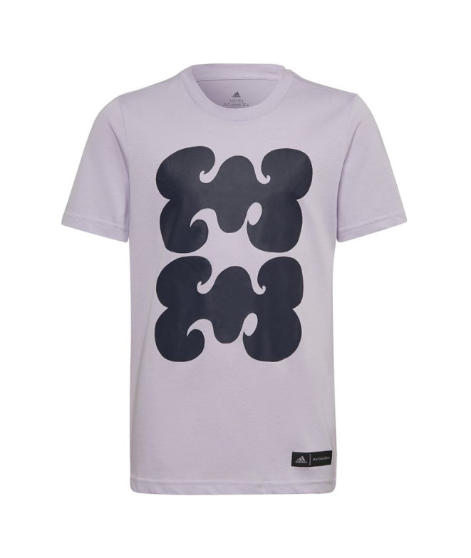 Camiseta adidas Marimekko Graphic Infantil Violet