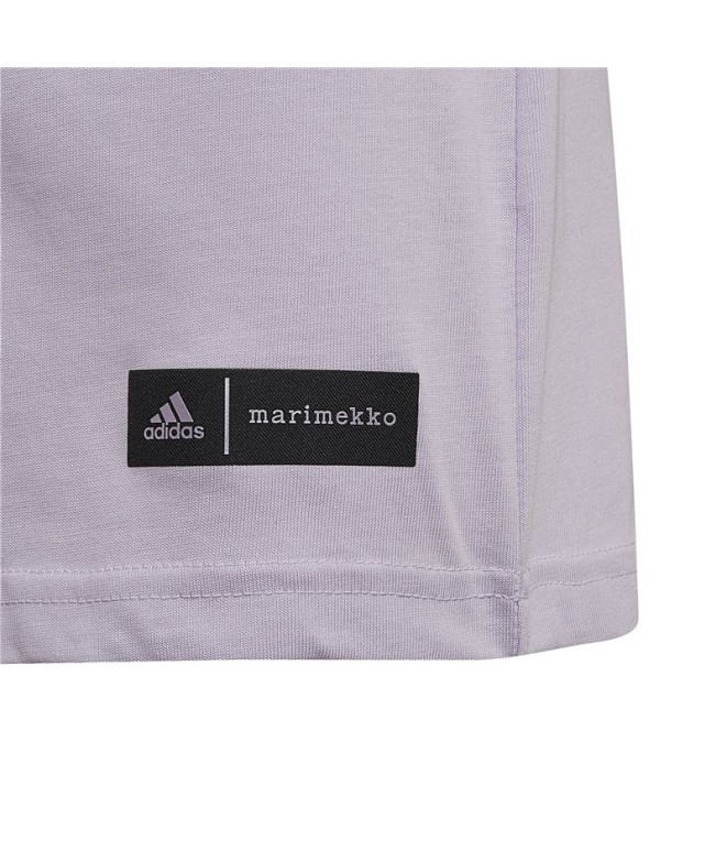 T-shirt adidas Marimekko Graphic Kids Violet