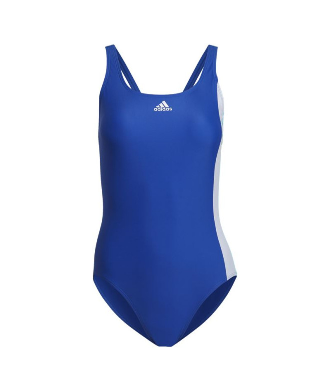 Fato de banho adidas Mulher Colorblock azul