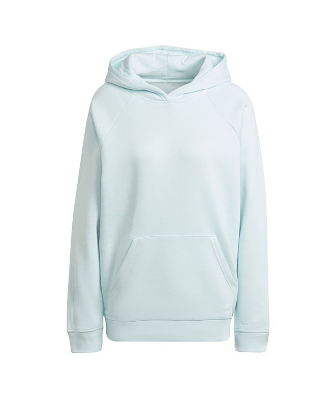 Sweat adidas Femme avec Hood All Szn Fleece Blue