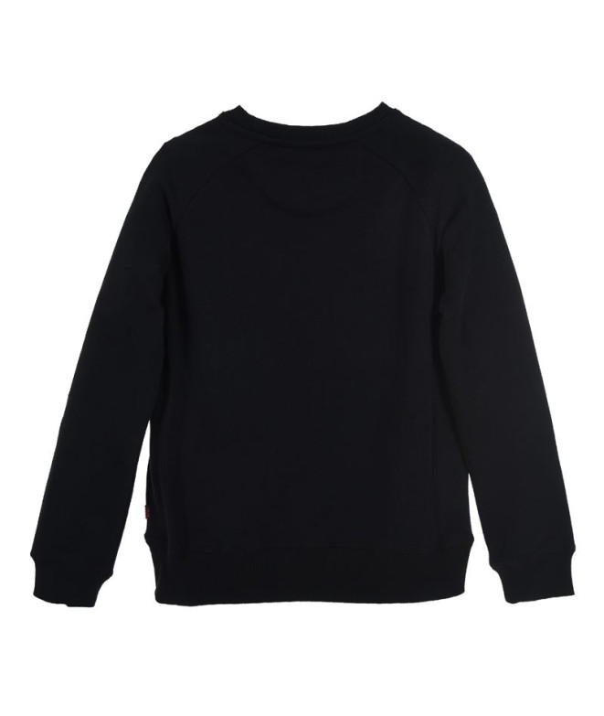 Levi's BATWING CREWNECK Sweat-shirt fille Noir