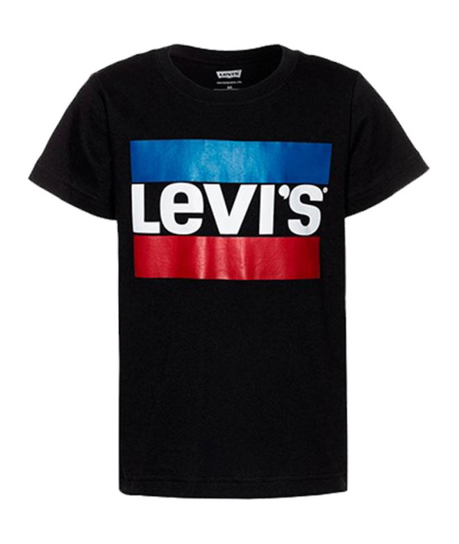 Camiseta Levi´s LVB-SPORTSWEAR LOGO TEE Menino Preto