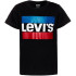 Camiseta Levi´s LVB-SPORTSWEAR LOGO TEE Menino Preto