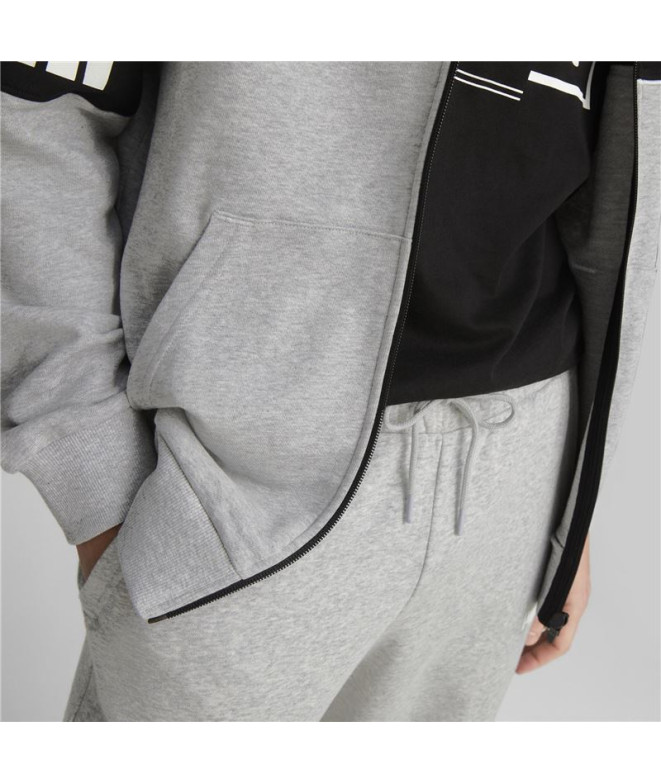 Pantalones Puma Power Sweatpants Hombre Gray