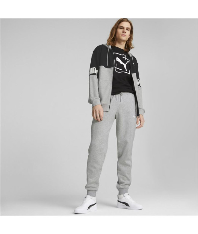 Pantalones Puma Power Sweatpants Hombre Gray
