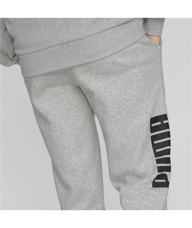 Calças de treino Puma Power Homem Cinzento