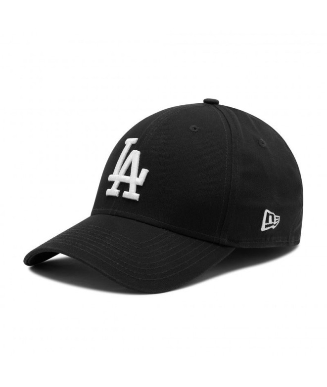 Boné New Era LA Dodgers Essential Black 39THIRTY Stretch Fit