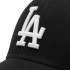 Boné New Era LA Dodgers Essential Black 39THIRTY Stretch Fit