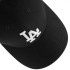 Boné New Era LA Dodgers Essential Black 39THIRTY Stretch Fit