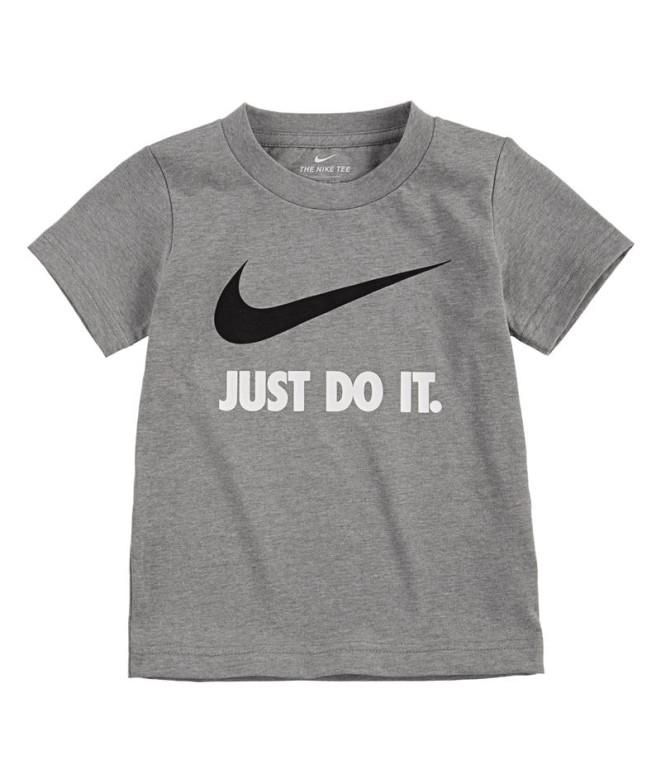 Nike Kids Swoosh Jdi Ss T-Shirt cinzenta para crianças