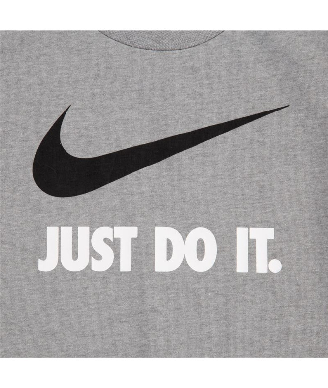 Camiseta Nike Swoosh Jdi Ss Cinzento para...