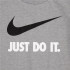 Camiseta Nike Swoosh Jdi Ss Cinzento para crianças Infantil