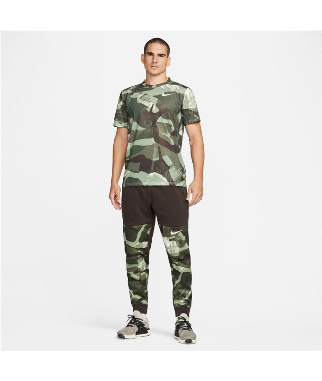 Camiseta Nike Homem Verde Dri-FIT