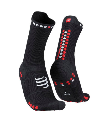 Meias Running de Compressports Pro Racing Socks V4.0 Preto