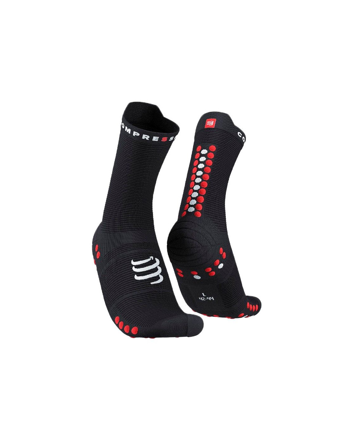 Calcetines de running compressports pro racing socks v4.0 black